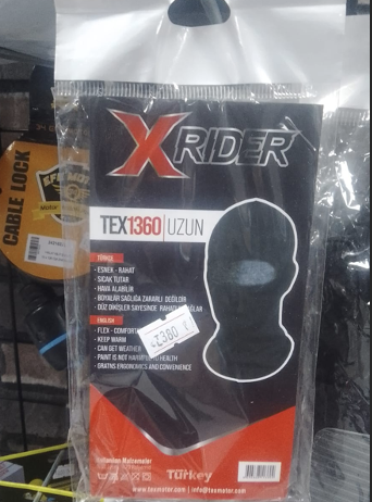 X RİDER Tex 1360 Uzun Balaklava